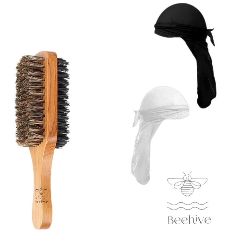 Durag e Escova para Waves hard e soft 360 bandana ondas em Oferta na Shopee