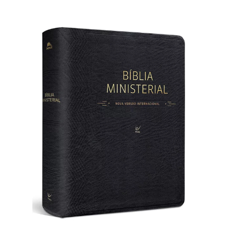 Bíblia Ministerial | NVI | Capa PU Preta - Books & Magazines