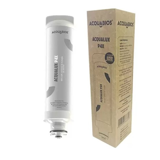 Refil Filtro Acquabios Compatível Para Purificadores Electrolux Acqua Pure 4X PE12A PE12B PE12G PE12V PAPPCA50