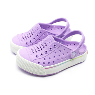 Sandália Babuche Papete Chinelo Infantil Plugt Kids Menina Revirão Colorido Lilás