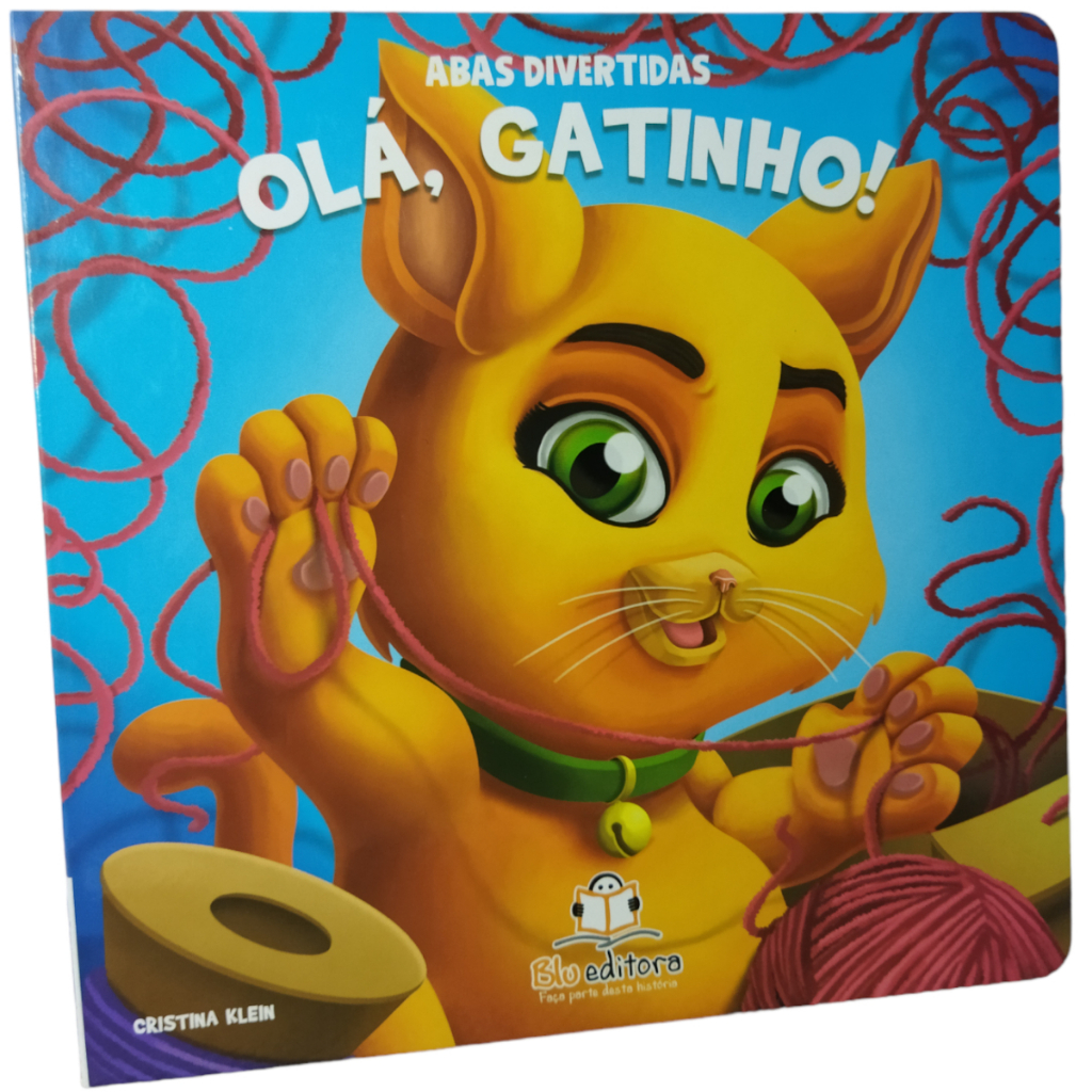Livro Abas Divertidas: Olá Gatinho - Blueditora - Livros Infantis - Livros De Abas