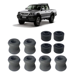 Kit Bucha Amortecedor Traseiro Dianteiro L200 Gl/gls 95/2016