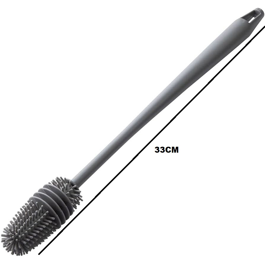 Escova Limpa Copo 33CM Garrafa Garrafas Silicone Multicolorido Escova Multiuso Universal T...