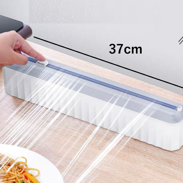 OFERTA Cortador De Papel Filme Dispenser Plástico Embalagem De Alimentos Com Imã Ventosa A...