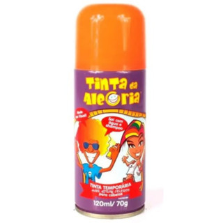 Lata De Tinta Laranja Para Cabelo Com 120 Ml