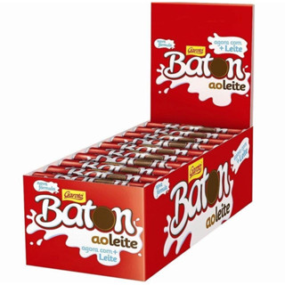 Chocolate Baton Garoto Ao Leite Display com 30Un 16g