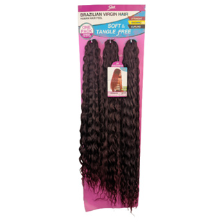 Cabelo Orgânico Cacheado Crochet - Sleek Granada 70cm com Agulha Crochet em Oferta na Shopee