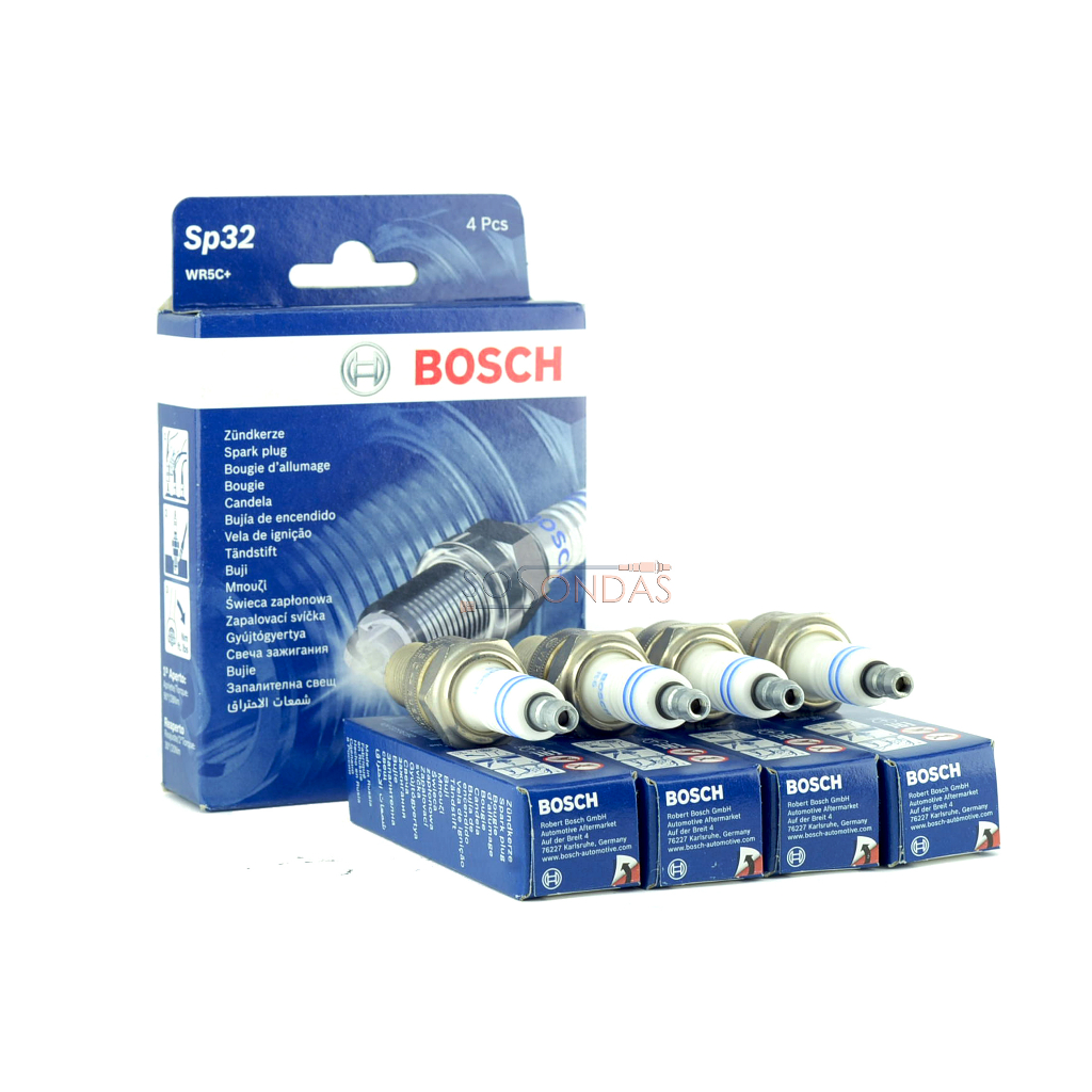 Jogo Vela Ignição Bosch SP32 - Gm Celta, Corsa, Classic, Prisma, S10, Blazer - 1.0 2.4 8V Cód. F000KE0P32 em Oferta na Shopee