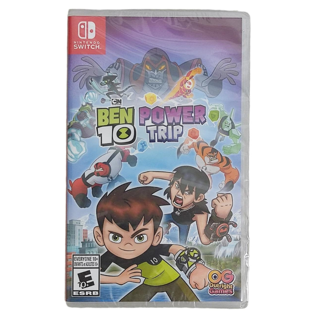 Ben 10 Power Trip Nintendo Switch Mídia Física Lacrado