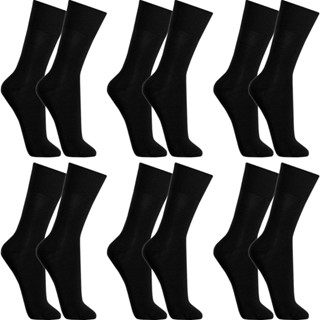 Kit 6 Pares Meias Lupo Social Masculina Algodão Cano Alto Longo Original