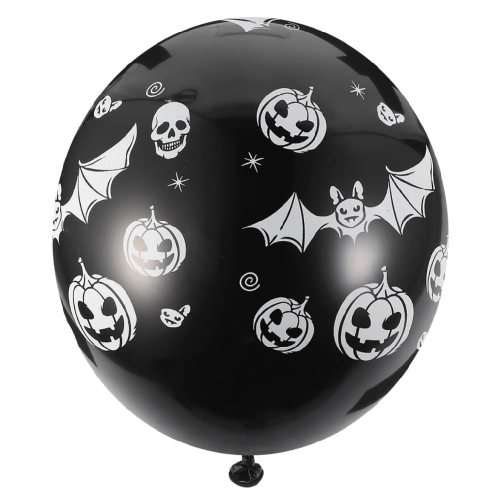 Balão Halloween Preto - Kt 6 Unidades