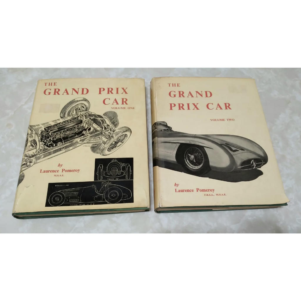 Kit 2 livros - The Grand Prix Car - volume 1 e 2 - F1