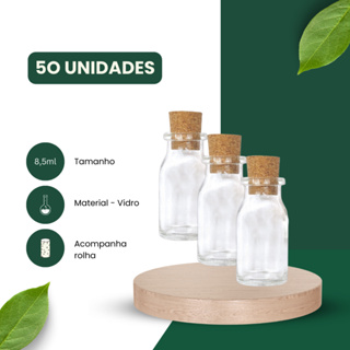 Frascos Vidro Penicilina 8,5ml Kit com 50 Atacado Para Lembrancinha casamento aniversário em Oferta na Shopee