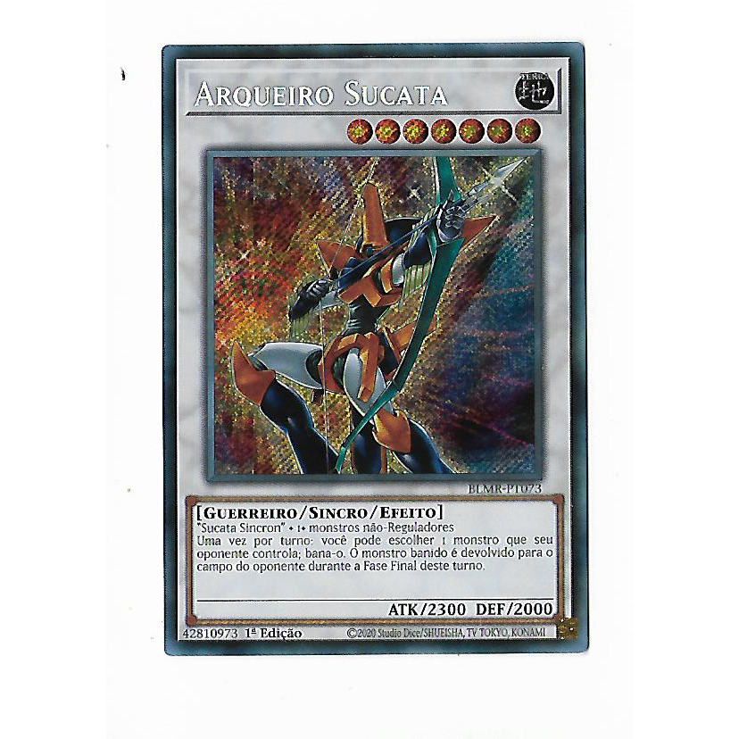 Yu-Gi-Oh Arqueiro Sucata - Secreto Raro