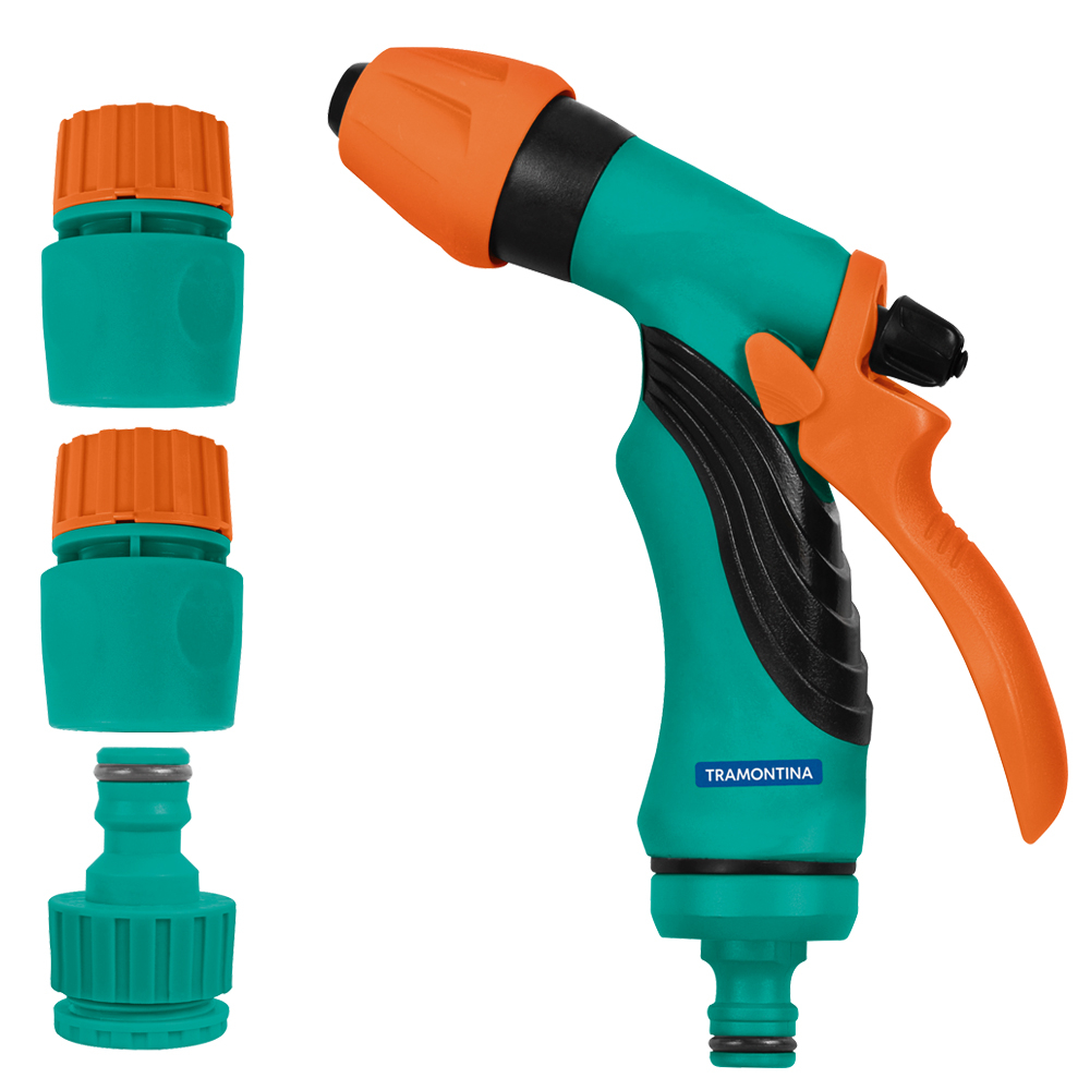 Kit de Esguicho e Engates Rápido Tramontina com 4 Peças Irrigação 78581/610 em Oferta na Shopee