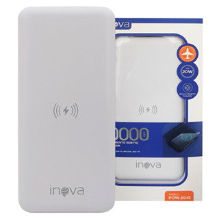 Carregador Portátil Powerbank Indução 10000mah Wireless Charger Sem Fio Original Inova