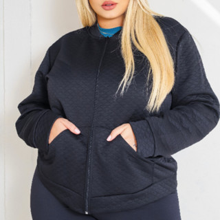 Jaqueta Metalassê Plus Size Camisa Bomber Casaco Blusa Grande