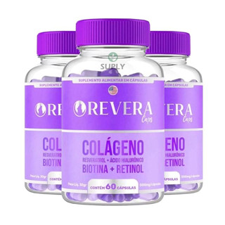 kit 3x Revera Caps pele Rejuvenescida