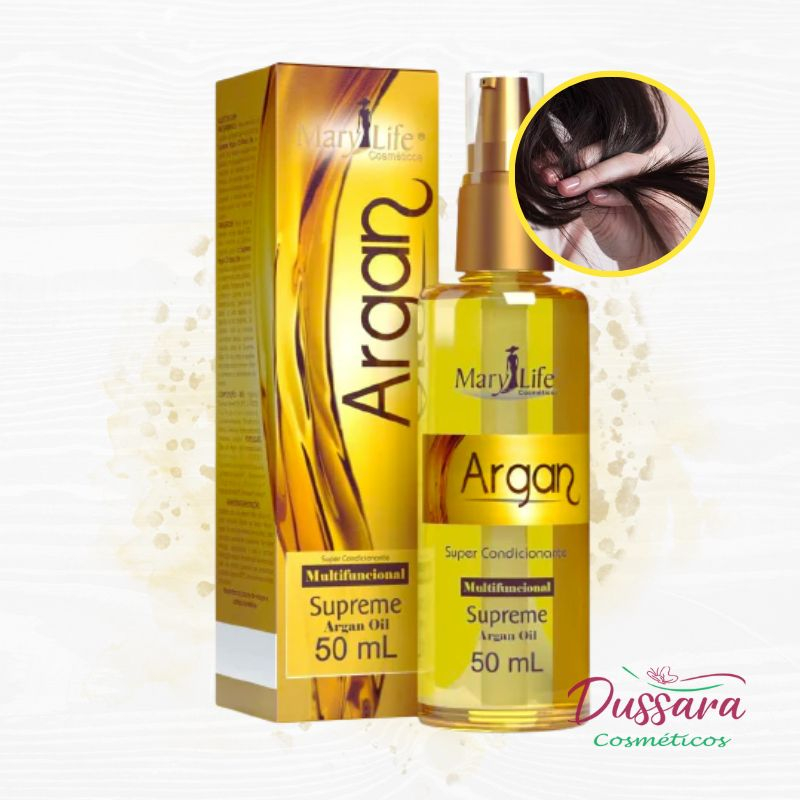 Óleo Reconstrutor Supreme Argan - 50ml - Mary Life
