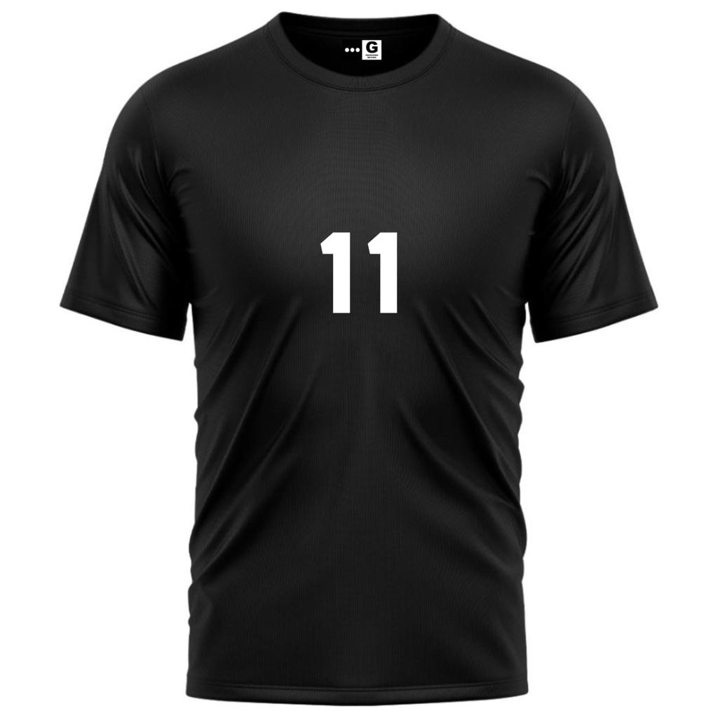 Camisa Masculina Camiseta Número 11 Futebol Dry Fit Academia Esportivo Treino