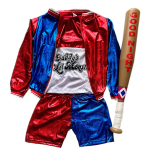 Fantasia Infantil Arlerquina Luxo Com Casaco + Taco  2 a 14 anos em Oferta na Shopee