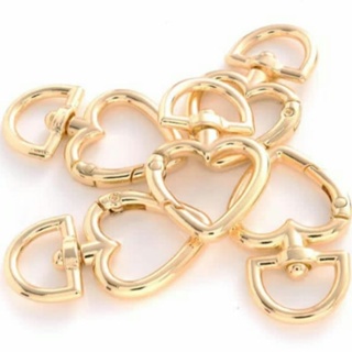 Mosquetão 28*47mm Coração Para Bijuterias Artesanato em Oferta na Shopee