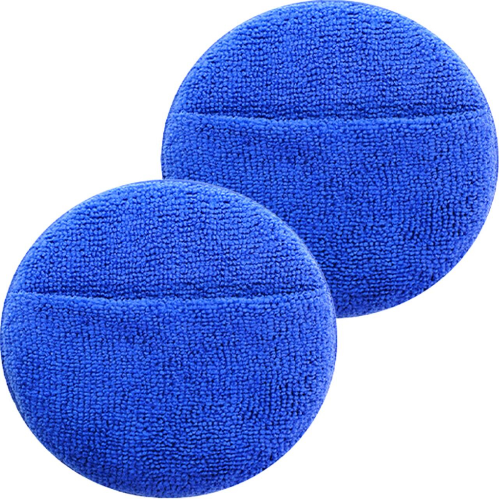 2 Aplicador de Microfibra com Encaixe de Mão Luva Aplicadora Vonixx em Oferta na Shopee