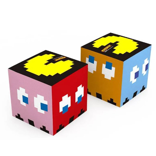 Pufe Pac Man  Decoração Geek Presente - Para Sala Cubo Mágico