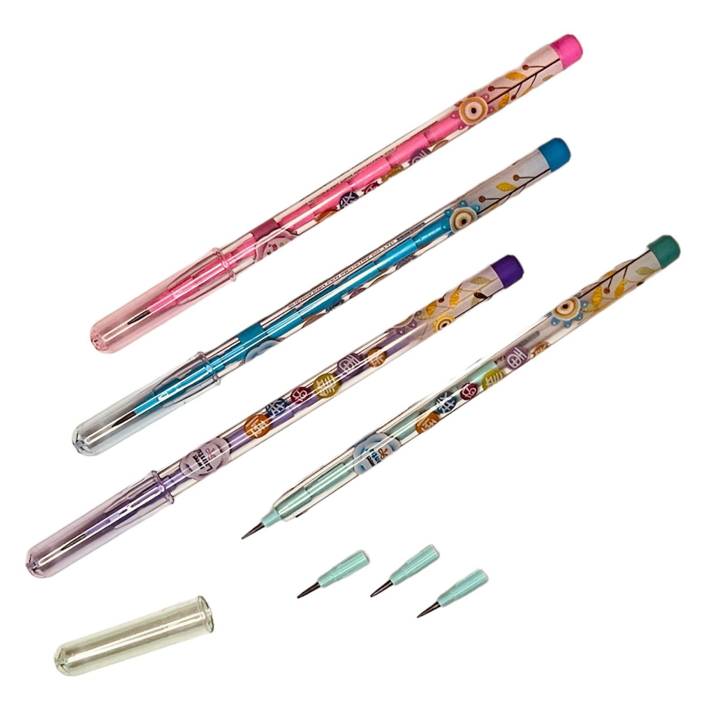 4 Lapiseiras Troca Ponta - Papelaria Escrever Kawai em Oferta na Shopee