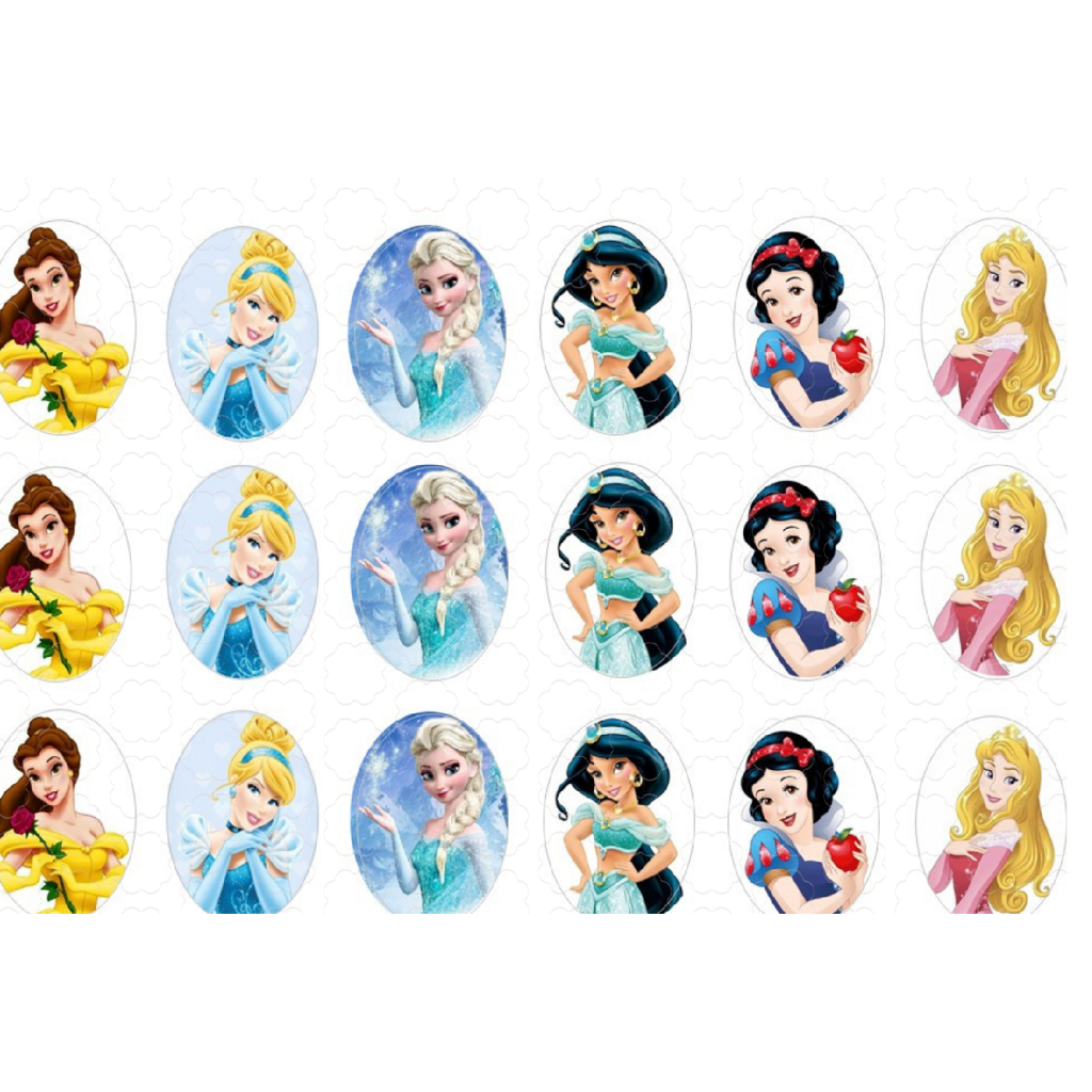Papel de Arroz para Porta Retratos - Princesas