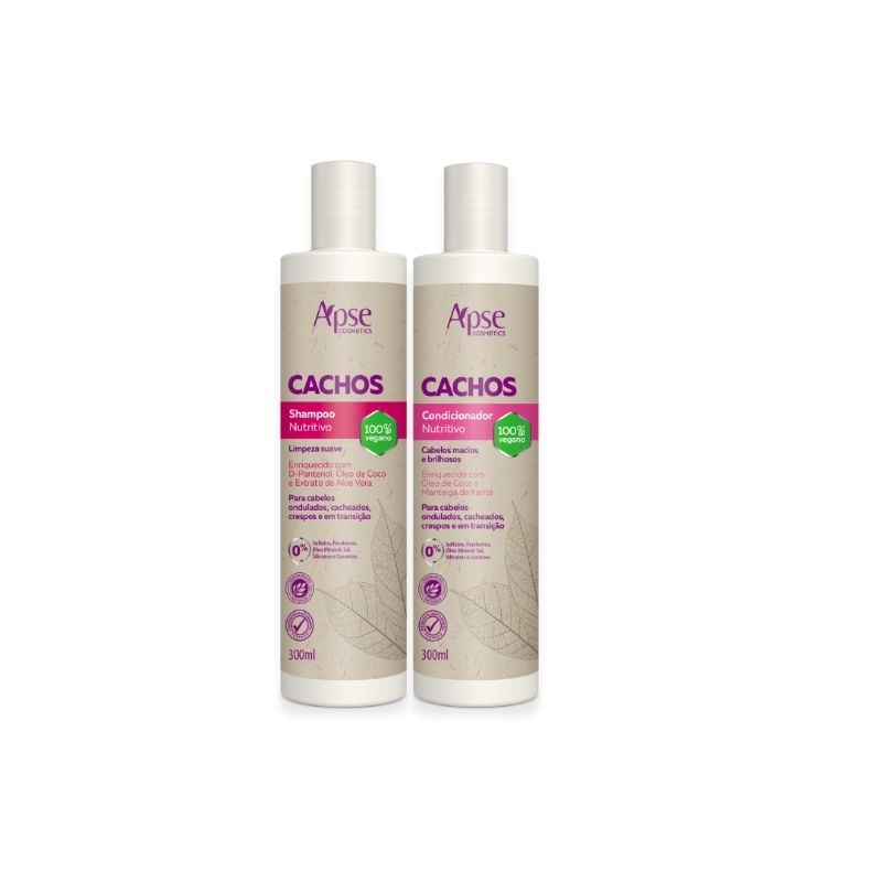 Shampoo e Condicionador  Nutririvo Cachos Apse