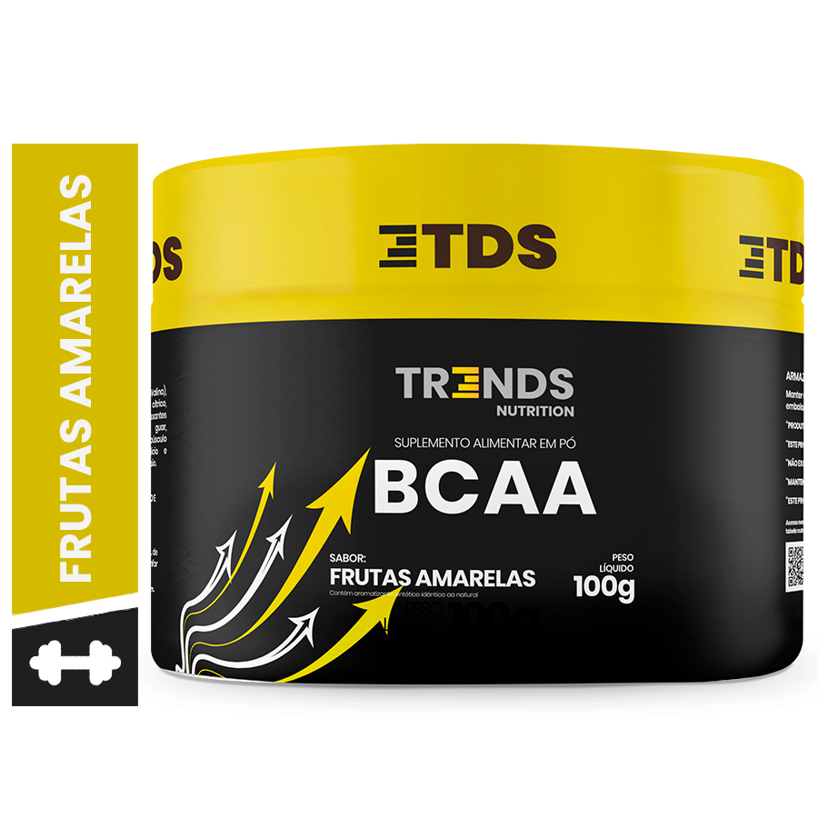Bcaa Aminoácidos Suplementos Recuperação Muscular Pote 100g