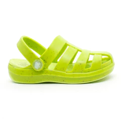 Sandália Babuche Papete Chinelo Infantil Plugt Menino EVA Confortável Básico Verde Promoção