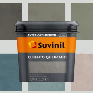 Massa Efeito Cimento Queimado Suvinil 5kg - Escolha A Cor em Oferta na Shopee