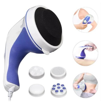 Massageador Corporal Orbital 360º Relax Tone Profissional Relaxamento Com 4 Acessórios