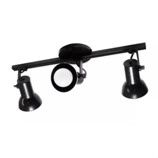 Luminária Spot Trilho Triplo 3 Sobrepor Direcionável E-27 Para Lâmpadas Led Bulbo em Oferta na Shopee