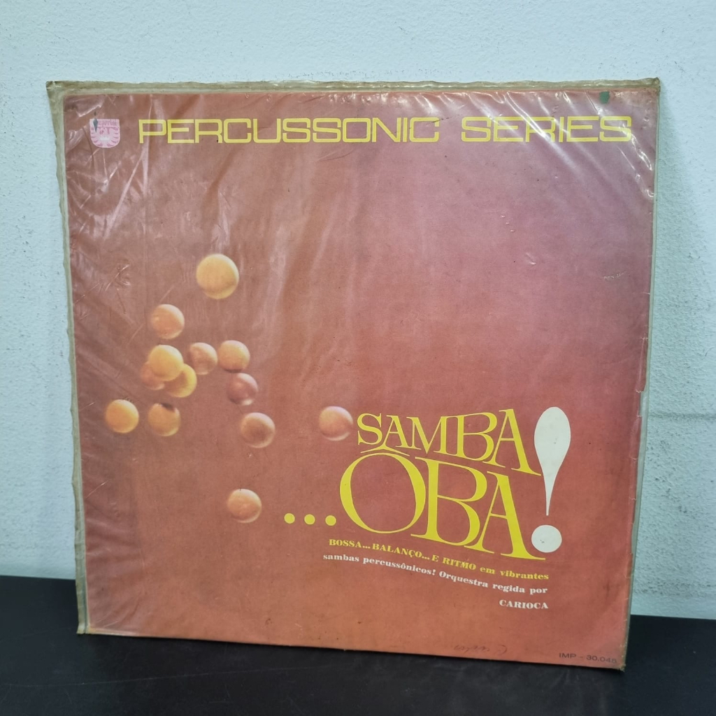 LP Vinil Samba Oba! - Percussonic Series - Tom Jobim Noel Rosa Ary Barroso