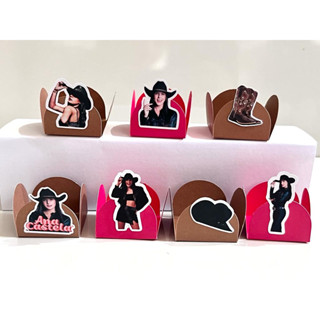 Forminhas Doces Chapéu Bota Boiadeira Cowboy Ana Castela Brigadeiros