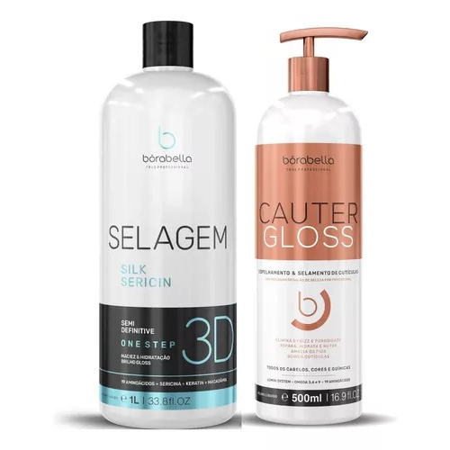 Selagem Profissional + Cauter Gloss Cauterizacao Borabella