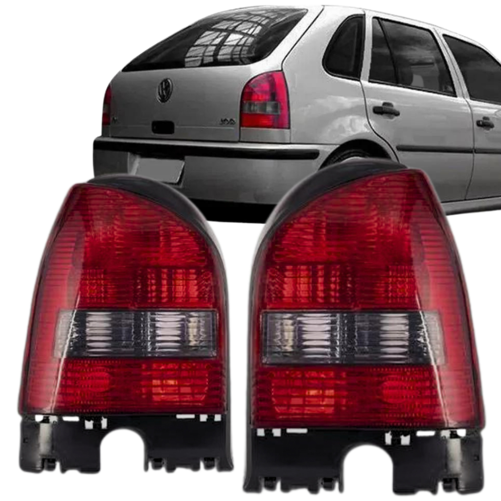 Par Lanterna Traseira Gol G3 1999 2000 2001 2002 2003 2004 2005 Fume em Oferta na Shopee