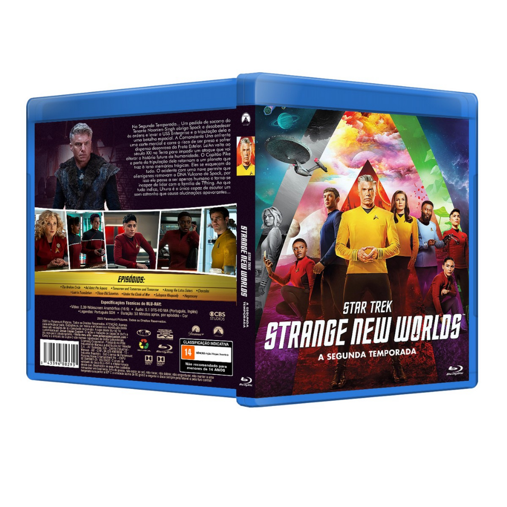 Blu-ray: Star Trek - Stranger New Worlds Segunda Temporada DUB/LEG [PERSONALIZADO]
