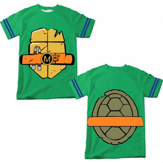 Camiseta Fantasia Michelangelo - Tartarugas Ninja - Infantil ou Adulto