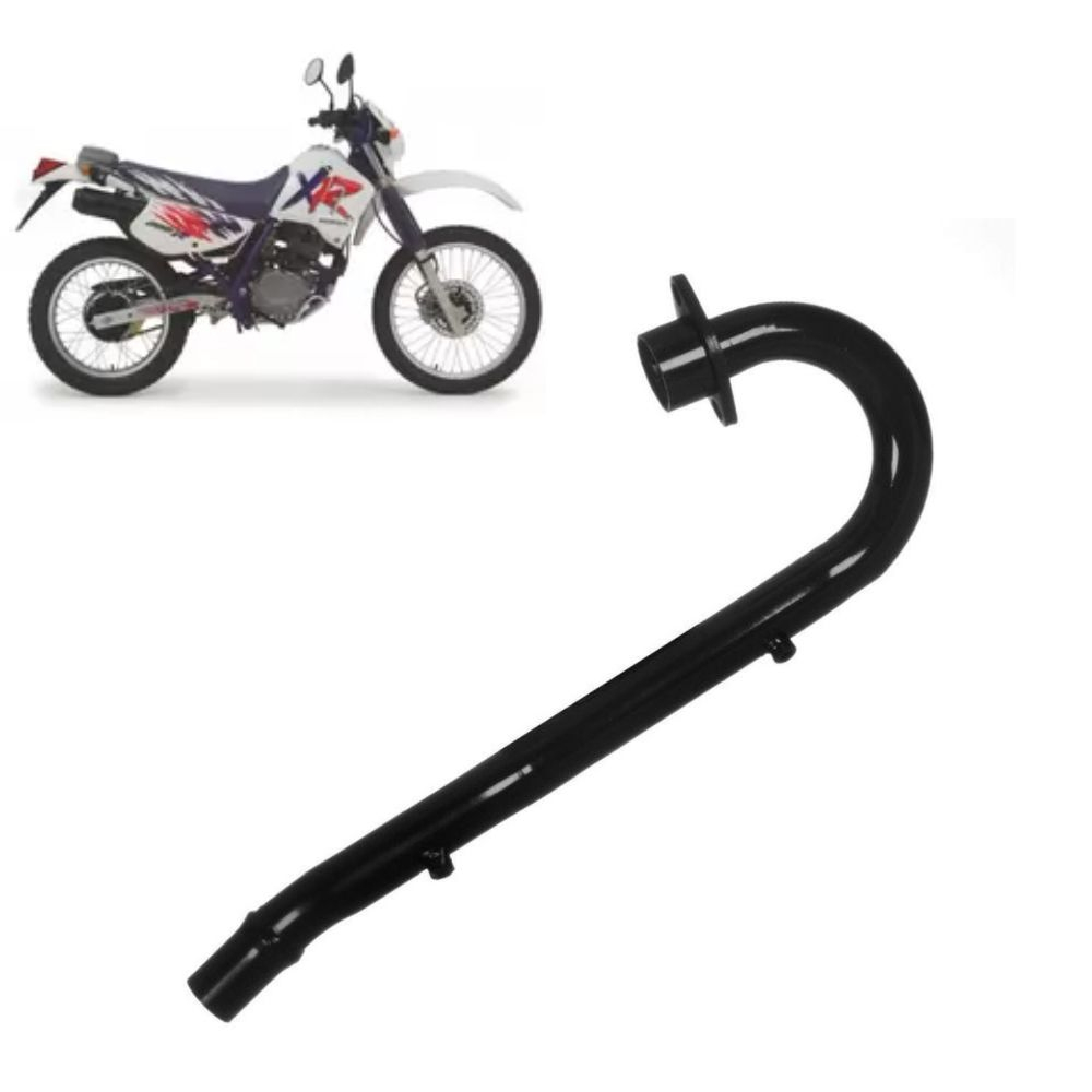 Curva De Saída Do Motor Moto Xr 200 1994 A 2003 Cromo Forte