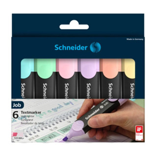 Marca Texto Job - 6 Cores Tom Pastel