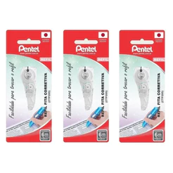 Refil Fita Corretiva Pentel Em Blister X 3 Unidades