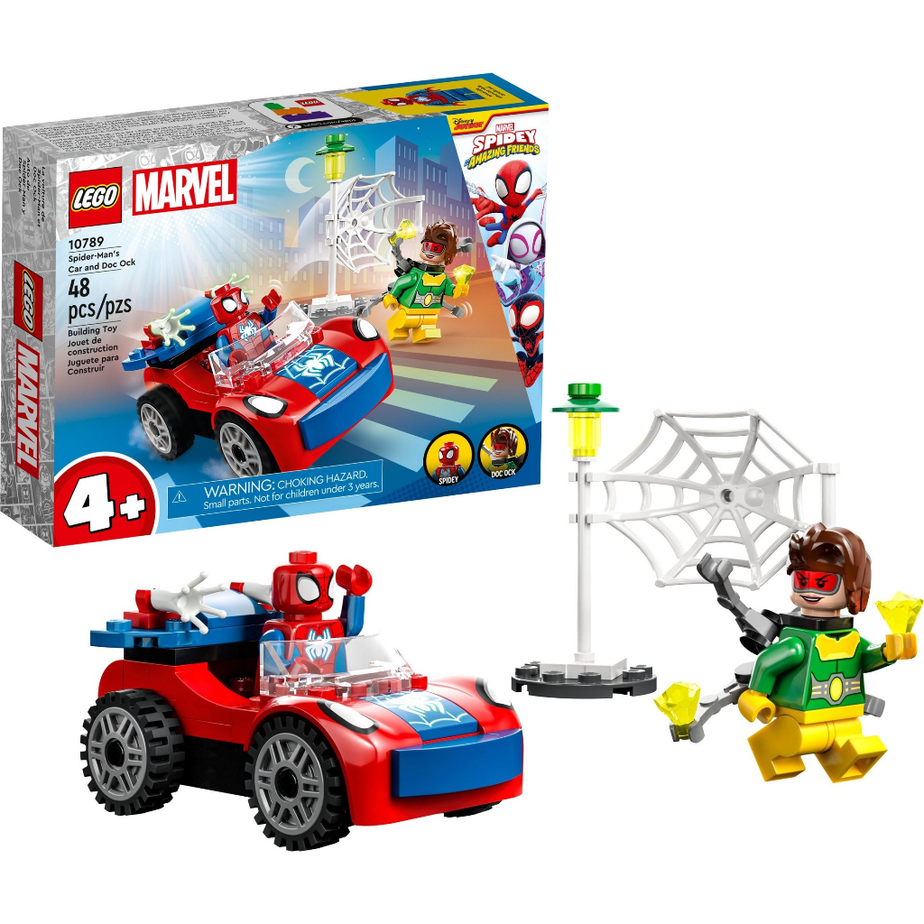 Lego 10789 - O Carro Do Homem-aranha E Doc Ock - Lego Marvel