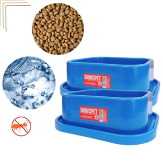 Kit 2 unidades de Comedouro para cachorro gato simples