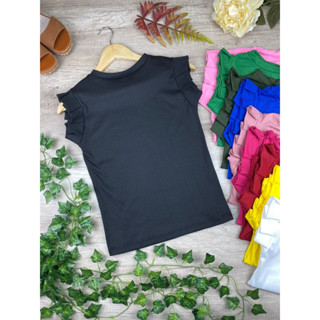 PROMOÇÃO ILIMITADA🔥🔥Kit 10 Blusa Feminina Canelada com Babado Blusinha Babadinho