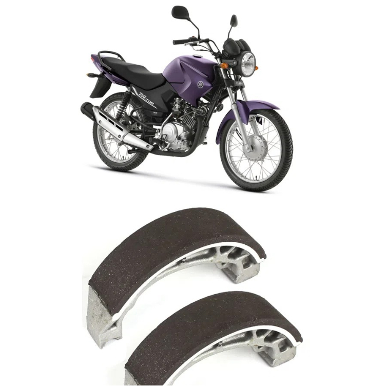 Lona Patim de Freio Motos Yamaha STD e Sob Medida Factor Fazer Ybr Rdz Importada
