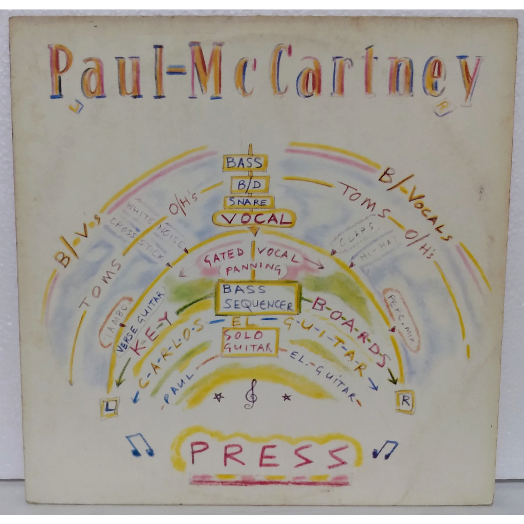 Lp Single - Paul McCartney - Press - 1986